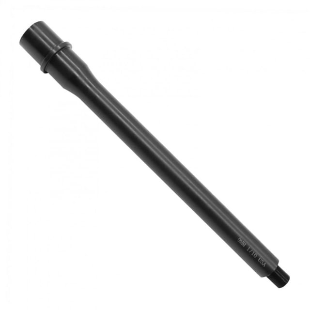 Tiger Rock Threaded Barrel AR 9mm 10.5in 1-10 Twist 1/2x36 Thread Pitch Black Nitride Finish Black Medium - Tiger Rock
