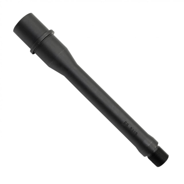 Tiger Rock Threaded Barrel AR 9mm 7.5in 1-10 Twist 1/2x36 Thread Pitch Black Nitride Finish Black Small - Tiger Rock