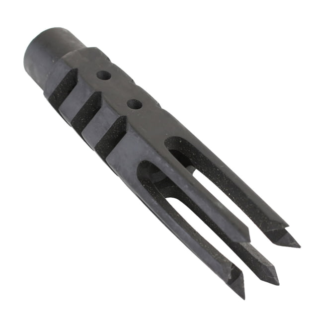 Tiger Rock Zombie Slayer Muzzle Brake Jam Nut Incl. AR-10/LR-308 4in Black Small - Tiger Rock
