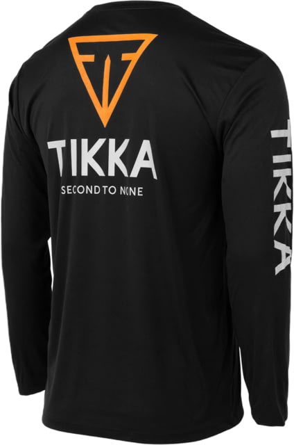Tikka Tech T-Shirt - Men's Long Sleeve Black Small