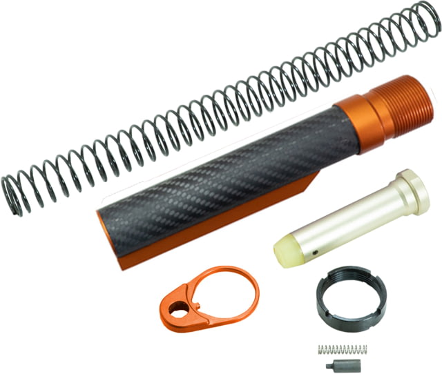 Timber Creek Enforcer Carbon Fiber Buffer Tube Kit Orange Anodized CF BTK OA - Timber Creek Outdoors