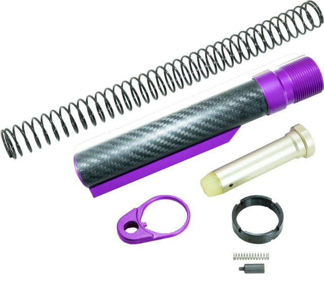 Timber Creek Enforcer Carbon Fiber Buffer Tube Kit Purple Anodized CF BTK PPA - Timber Creek