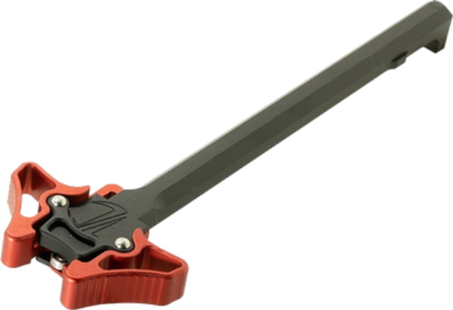 USED Timber Creek Enforcer Mini Charging Handle AR15/M16 Ambidextrius Red EM ambi CH R EDEMO1 Condition Parts Only/Salvage Defective - Timber Creek Outdoors