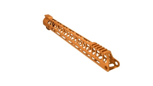 DEMO Timber Creek Enforcer Ultra Light Handguard M-LOK 15in Orange M UL E15 HG OA - Timber Creek Outdoors
