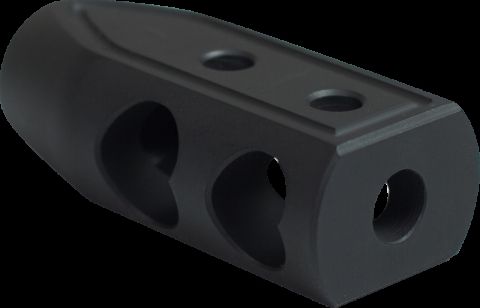 Timber Creek Heart Breaker Muzzle Brake .223 Cerakote Black 1/2-28 223 HB BL - Timber Creek