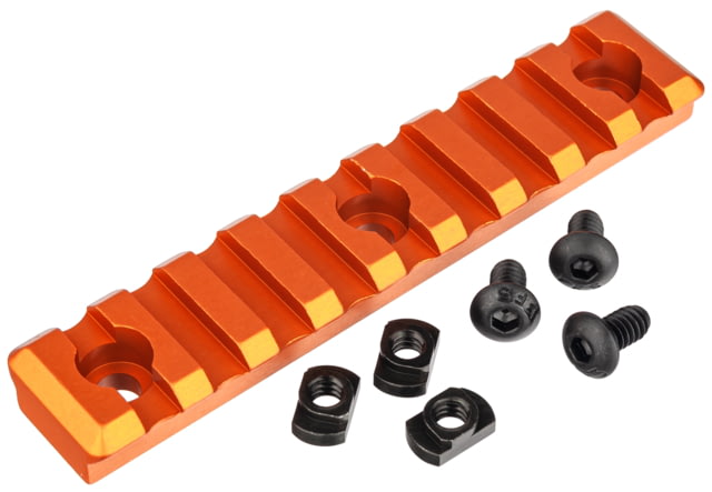 Timber Creek M-LOK Slot Picatinny Rail 9 Slot Orange M 9S PR OA - Timber Creek Outdoors
