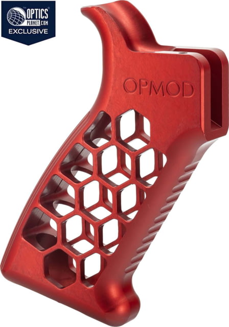 EDEMO Timber Creek Outdoors OPMOD Hex Pistol Grip Red OP PG R EDEMO1 - Opmod