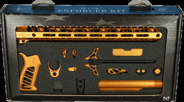 Timber Creek TCO Enforcer Complete Build Kit for AR-15 M-LOK Ambidextrous Orange Enforcer Kits OA - Timber Creek