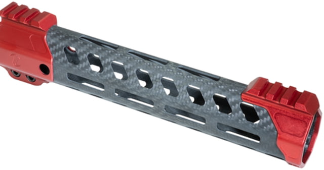 Timber Creek Enforcer 9in M-Lok Handguard Red Anodized CF E9 HG - Timber Creek