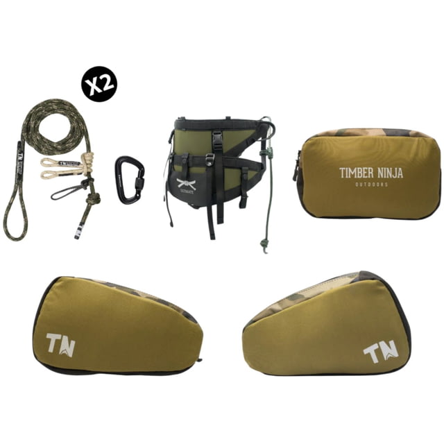 Timber Ninja Ultimate Saddle Starter Kit Regular Olive/Black - Timber Ninja