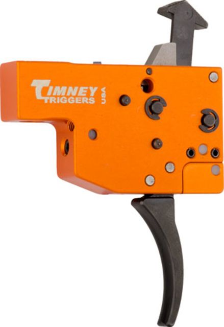 USED Timney Triggers Tikka T3 Trigger Steel W/Aluminum Housing Black/Orange - Timney Triggers