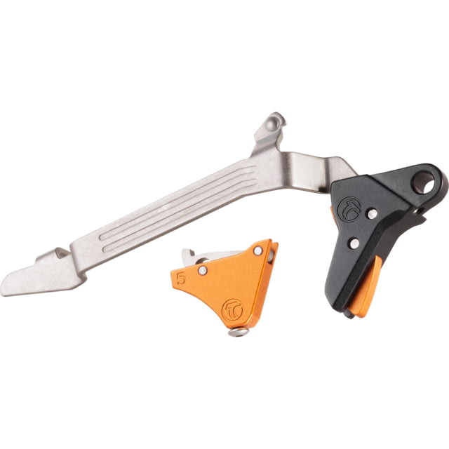 Timney Triggers Timney Triggers Alpha Competition Glock Gen 5 Large Frame Pistol Trigger Glock 20 Glock 21 Glock 29 3lb Orange Alpha Glock 5-Large-Or