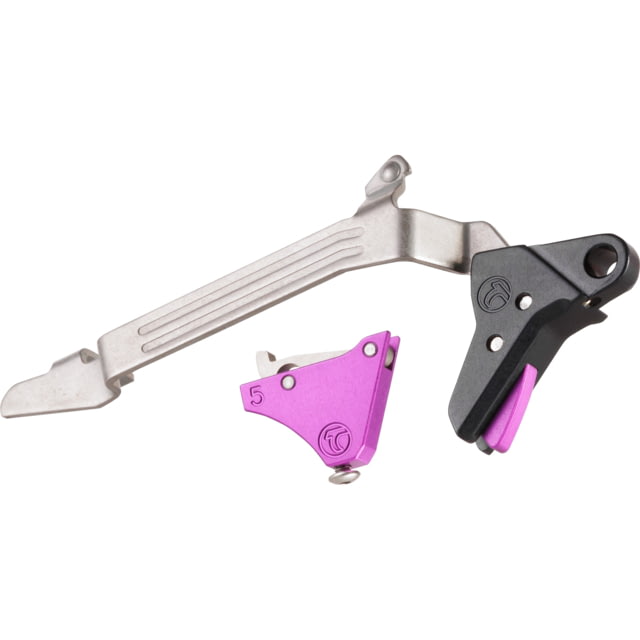 Timney Triggers Timney Triggers Alpha Competition Glock Gen 5 Large Frame Pistol Trigger Glock 20 Glock 21 Glock 29 3lb Purple Alpha Glock 5-Large-Pu