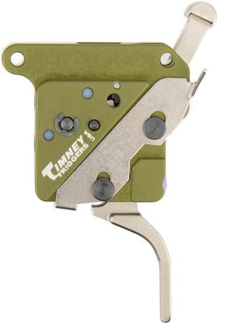 Timney Triggers Elite Hunter Trigger Remington 700 Left Hand Straight Adjustable 1.5 - 4 lb Pull Weight Nickel Plated - Timney Triggers