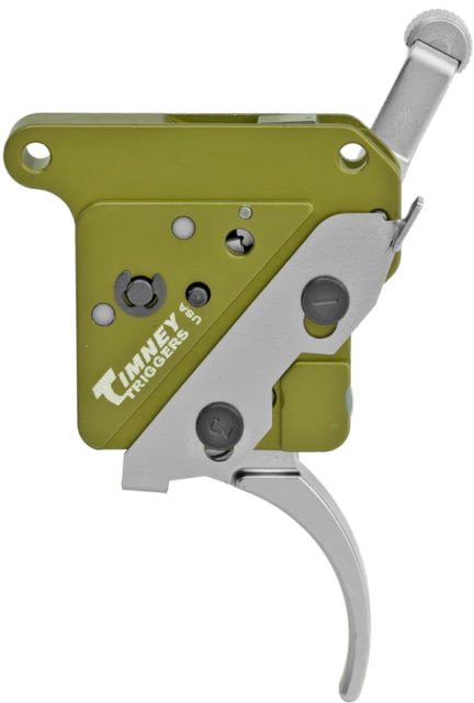 Timney Triggers Elite Hunter Trigger Remington 700 Left Hand Thin Straight Adjustable 1.5 - 4 lb Pull Weight Nickel Plated - Timney Triggers