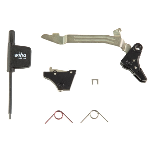 Timney Triggers Alpha Competition Pivot Pistol Trigger GLOCK Generation 3/4 Flat Face 3lb NP3 Coated Black ALPHAGLOCKPIVOT3-4