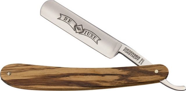 Timor Straight Razor Plum Wood Rich Grain TIM396