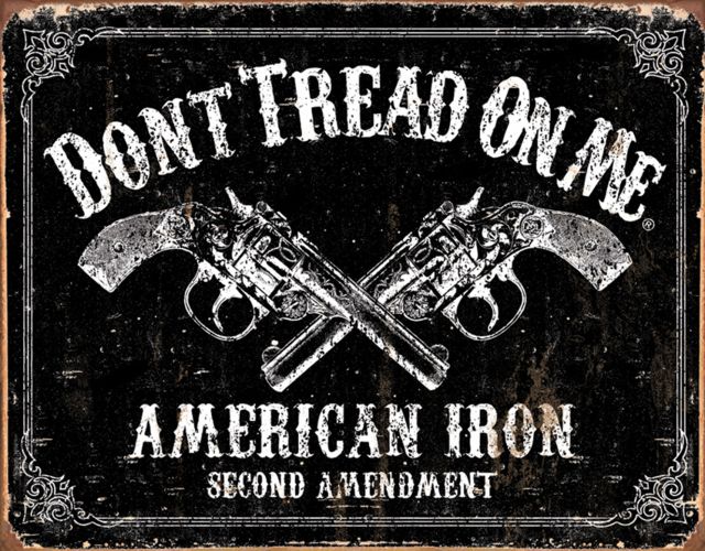 Tin Signs Dont Tread Tin Sign TSN