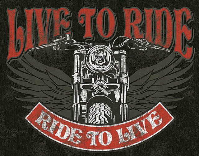Tin Signs Live To Ride