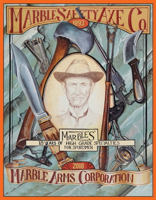 Tin Signs Marbles Safety Axe Tin Sign 12.5in X 16in