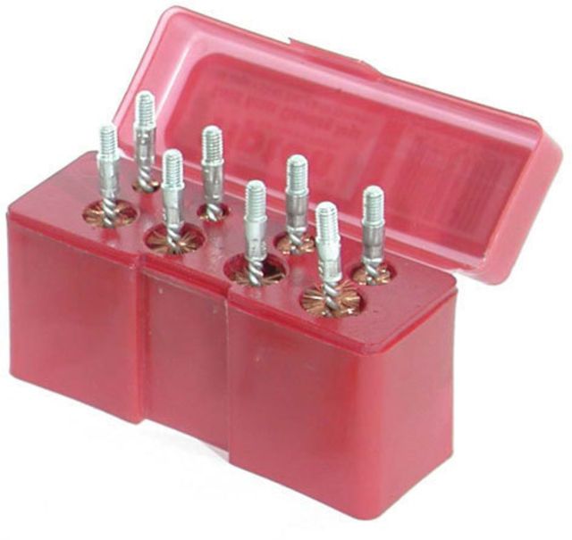 Tipton 8 Piece Bronze Bristle Handgun Bore Brush Set