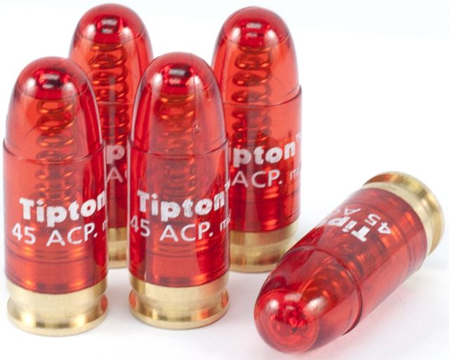 USED Tipton Pistol Snap Cap 45 ACP 5 Pack - Tipton