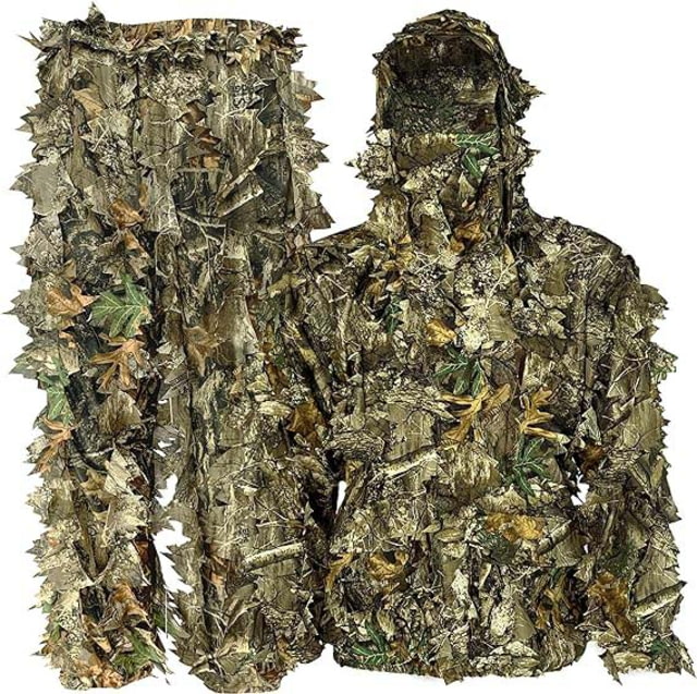 Titan 3D Outfitter Leafy Suit Camouflage - Pants/Top Realtree Edge Large/Extra Large - Titan 3D