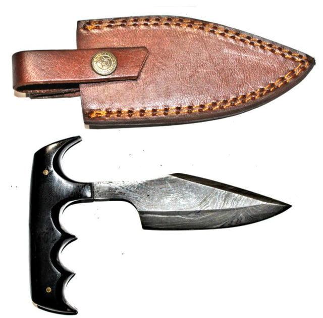Titan Damascus Steel Hunting Push Dagger 6in TD-033 - Titan International Knives