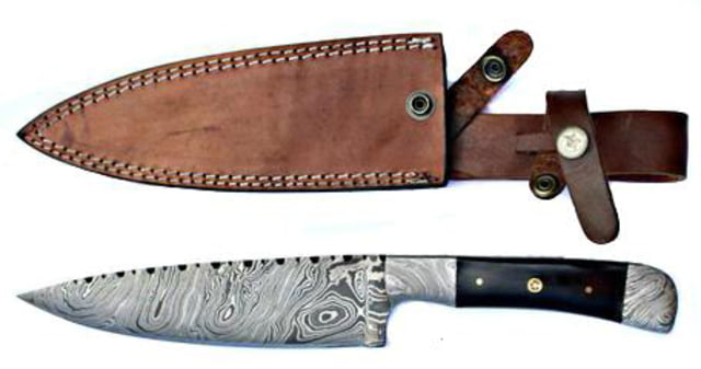 USED Titan Damascus Steel Kitchen Knife 12in TD-057 TDK-57 EDEMO1 Used Condition Like New - Titan International Knives
