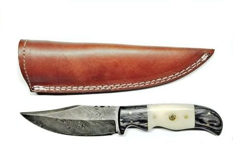 Titan Damascus Steel Hunting Knife by Titan TD-170 8.1in - Titan International Knives