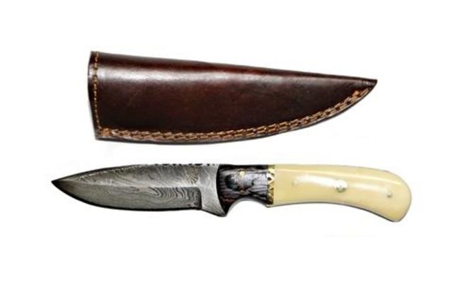 Titan Damascus Steel Hunting Knife by Titan TD-172 8.1in - Titan International Knives