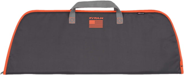 Titan Fire Youth Bow Case Fits Bows up to 40inL Including Genesis Bows Gray/Orange - Titan
