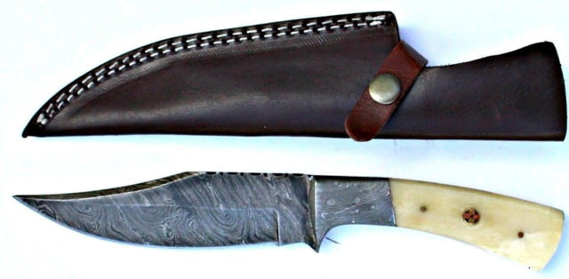 Titan Hand Forged Damascus Camping 10.5in KnifeTD-047 - Titan International Knives