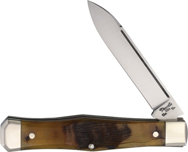Titusville Cutlery Lexingtonian Folder Ram Horn TITUS014 - Titusville Cutlery