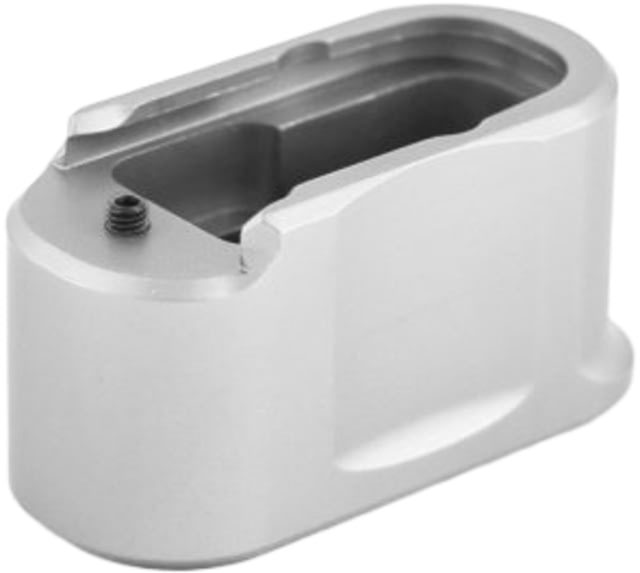 Toni System +2 Rounds Magazine Extension for Glock 43 Silver 2 - Toni System