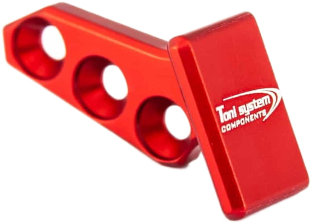 Toni System 3 Holes Thumb Rest Left Side Right Hand Shooter Red - Toni System