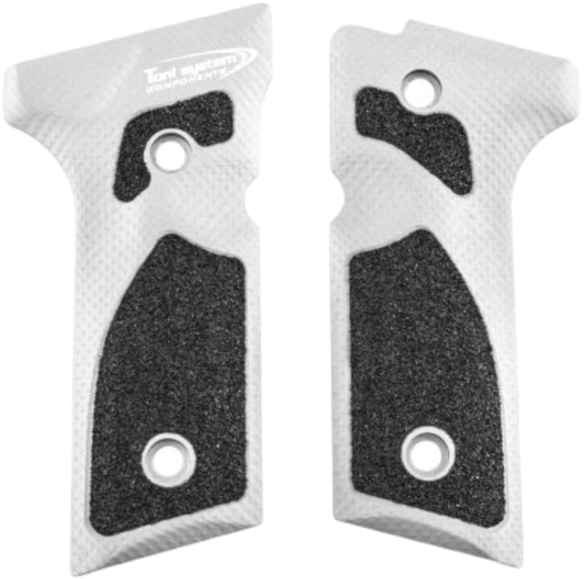 Toni System 3D Grips for Beretta M9A3-M9A4-92X Full Size Silver - Toni System