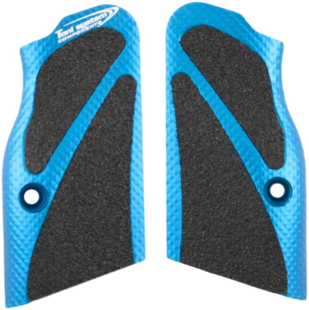 Toni System 3D Ultra Short Grips - Large Frame for Tanfoglio Domina And Limited Custom In The Unica Set-Up Blue - Toni System