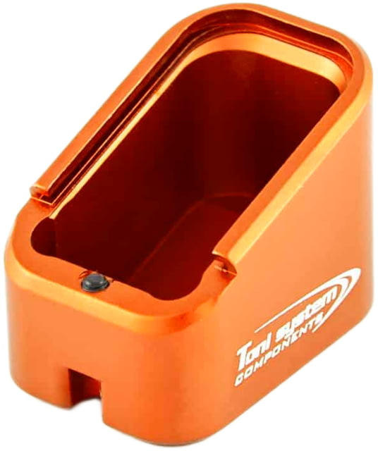 Toni System +4 Rounds Magazine Extension for Tanfoglio Large Frame K9-K40 Magazine Orange 4 - Toni System