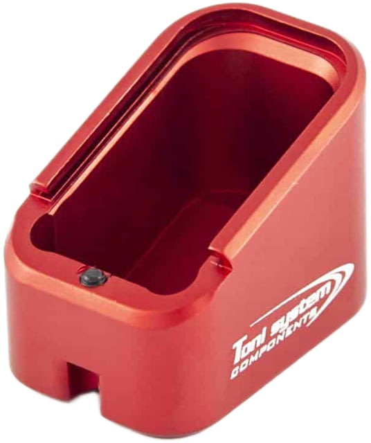 Toni System +4 Rounds Magazine Extension for Tanfoglio Large Frame Red 4 - Toni System