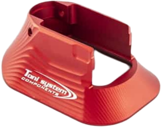 Toni System Aluminium Standard Magwell for Tanfoglio Small Frame Red
