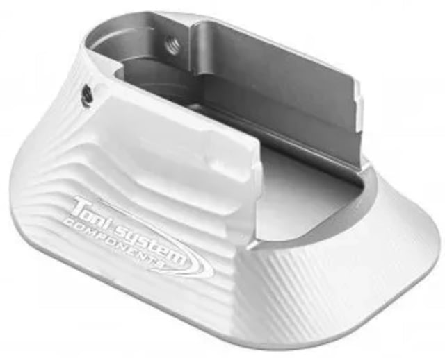 Toni System Aluminum Open Magwell for Tanfoglio Small Frame - Tanfoglio Stock I - Tanfoglio Stock II-III Silver - Toni System