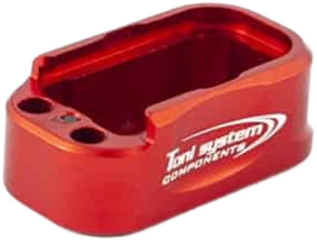 Toni System Base Pad for Glock 48 And Glock 43X Extended Mag Red - Toni System