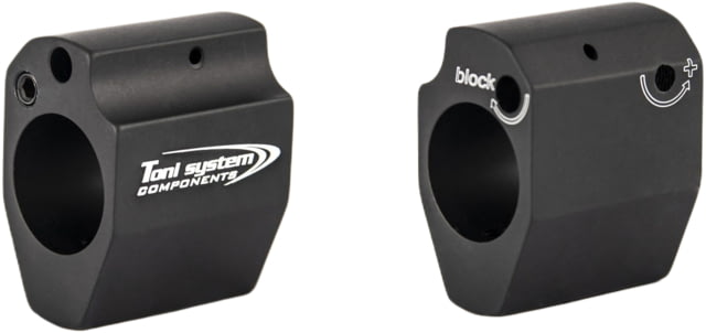 Toni System Gas Block Adjustable Diameter .750In Black - Toni System