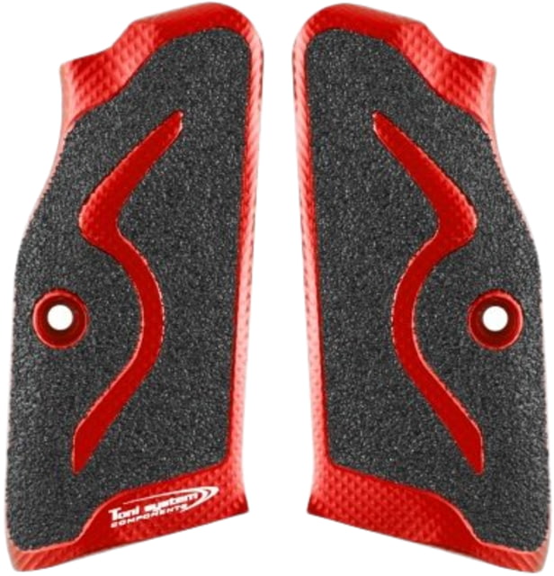Toni System Grips Sport Production for Tanfoglio Small Frame Red - Toni System