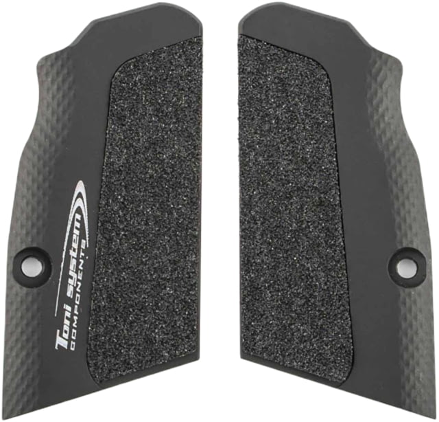 Toni System Highgrip Ultra Short Grips - Large Frame for Tanfoglio Domina And Limited Custom In The Unica Set-Up Black - Toni System