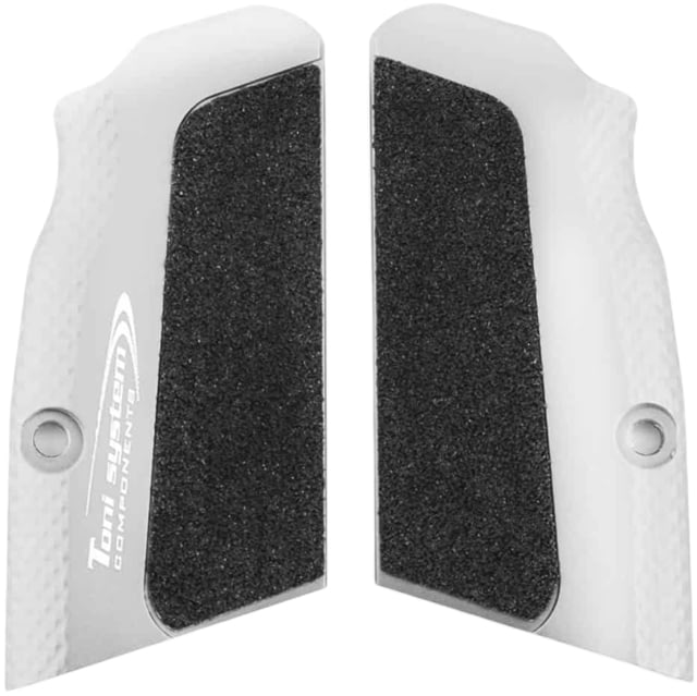 Toni System Highgrip Ultra Short Grips - Large Frame for Tanfoglio Domina And Limited Custom In The Unica Set-Up Silver - Toni System