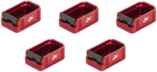 Toni System Kit 5X Easy On Magazine Base Pad Quick Release +2 Rounds Red 2 - Toni System