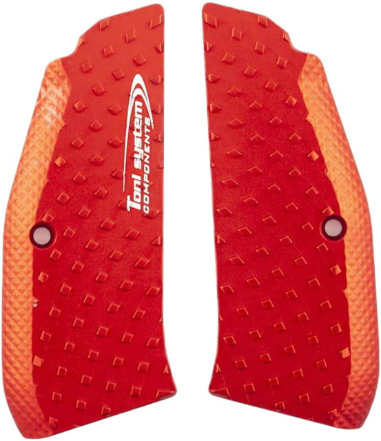 Toni System Long Grips Vibram Model for CZ Shadow/Tactical Sport Red - Toni System