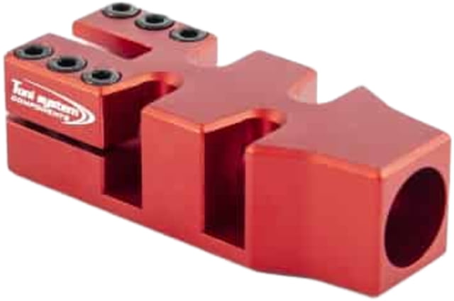 Toni System Muzzle Brake for Benelli M2 Sp With Original Rib Red - Toni System